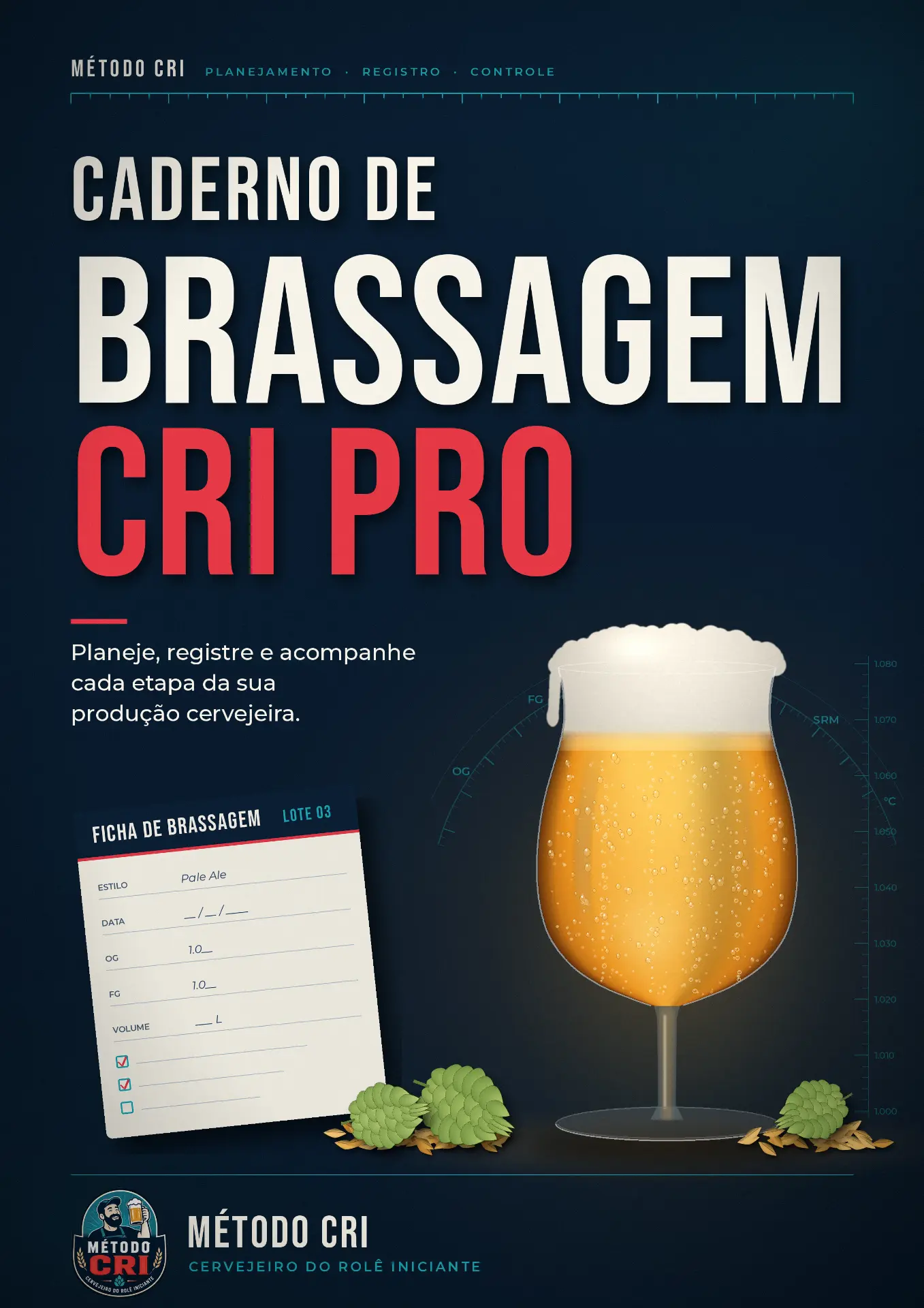 Capa oficial do Caderno de Brassagem CRI Pro